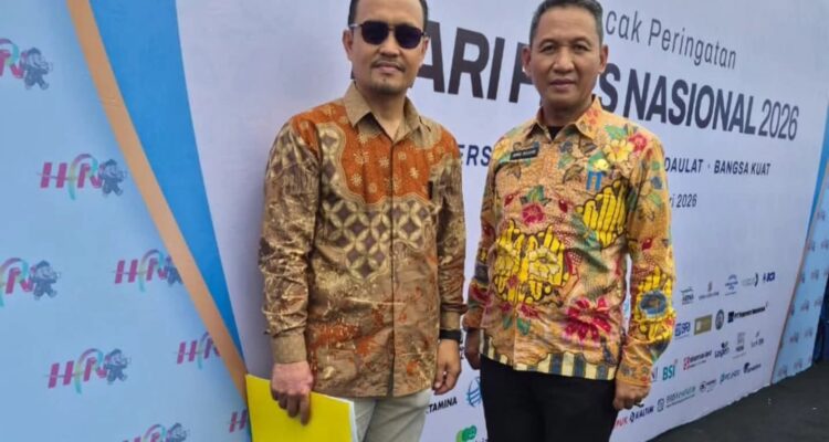 Sekda Bersama Kadis Kominfo Kota Kendari Hadiri HPN di Serang